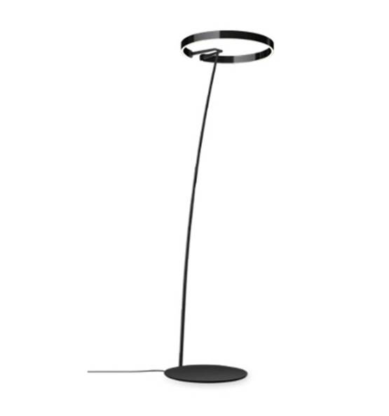 Occhio Mito Raggio gulvlampe, air, black phantom