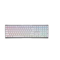 Cherry MX 3.0S Wireless RGB, Kabellos, RF Wireless + Bluetooth, Mechanischer Switch, QWERTY, RGB-LED, Weiß