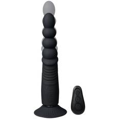 obaie Thrusting Anal Beads Sexmaskine - Sort