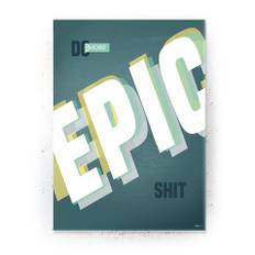 Plakat / Canvas / Akustik: Do more Epic (Gamer plakat)