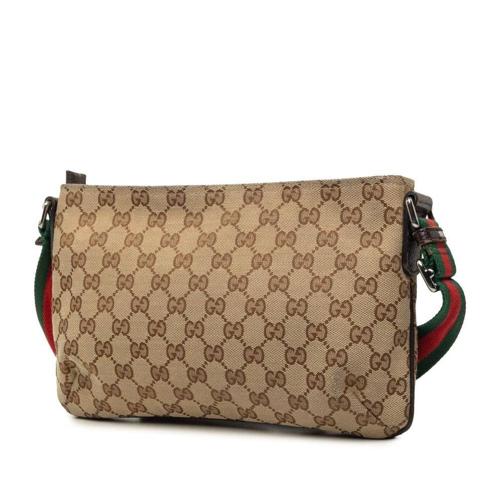 Gucci Vintage Gucci Crossbody Bag L 19cm x W 28cm x D 2cm - Crossbody Tasker hos Magasin.