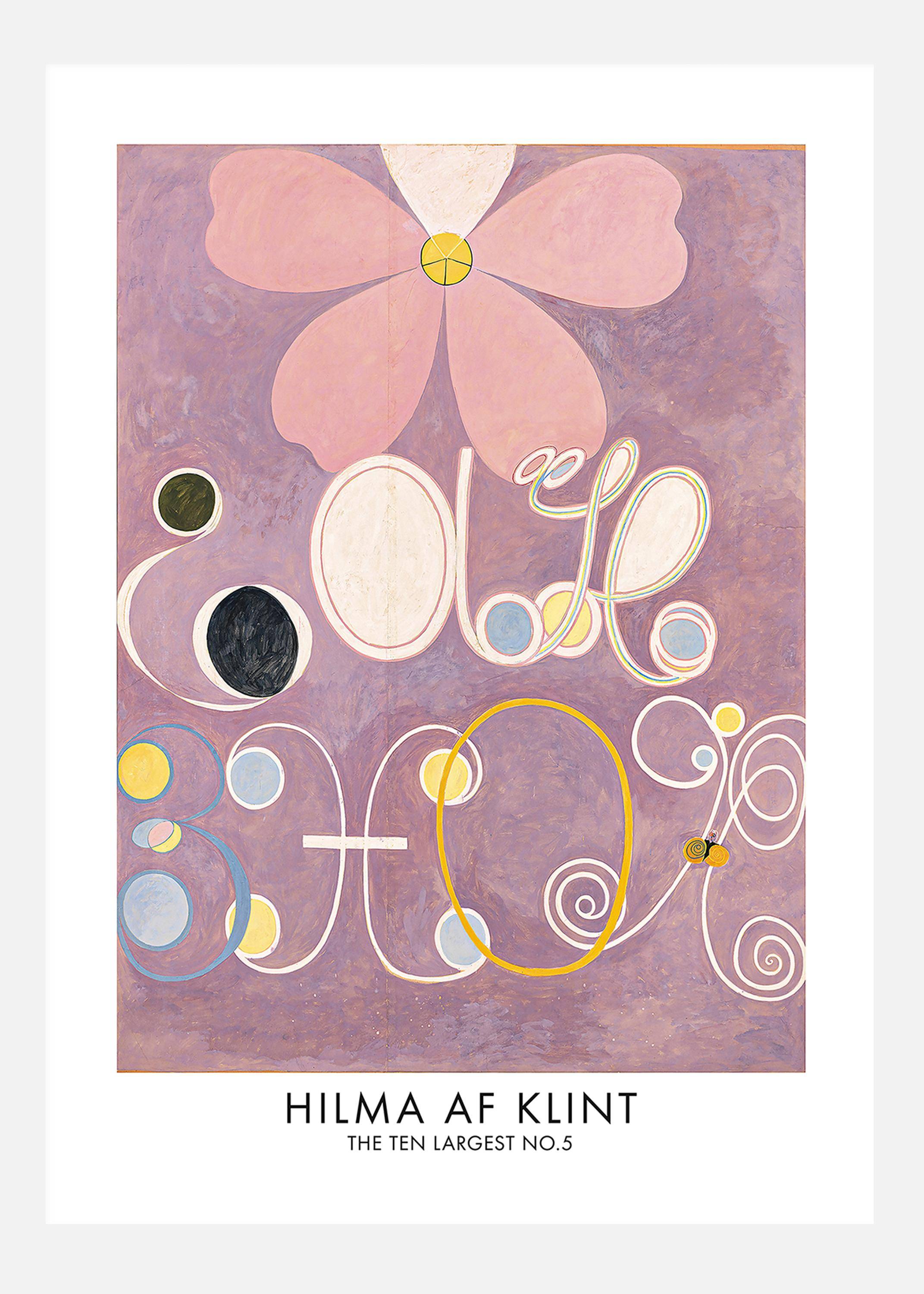 Hilma Af Klint - The Ten Largest No.5 Canvastavla (70x100 cm)