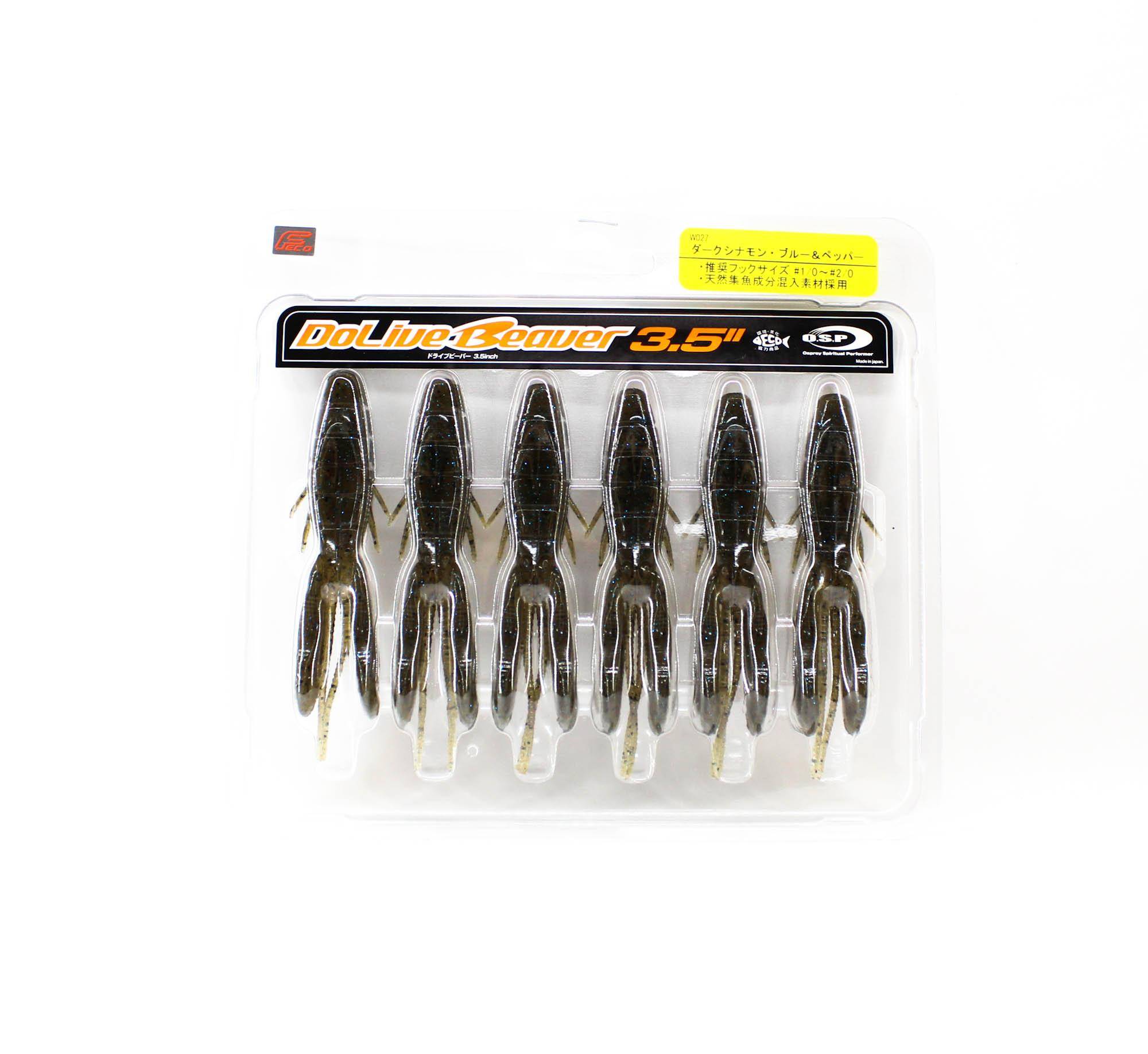 OSP Soft Lure Dolive Beaver 3.5 Inches W-027 (9672)