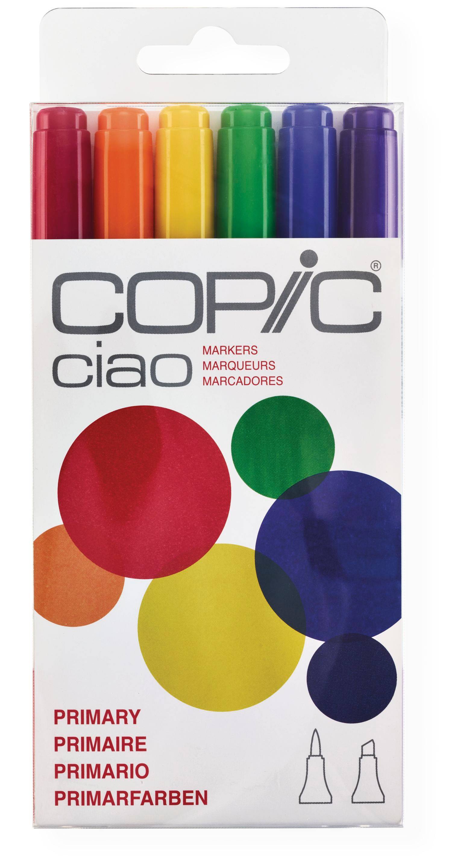Copic Ciao 6 set - Primary Set