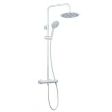 Nortiq Lux komplet brusesystem Ø25 - Mat hvid