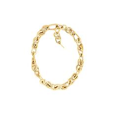 Gold Plated Steel Bold Chain Necklace - Gold - One Size