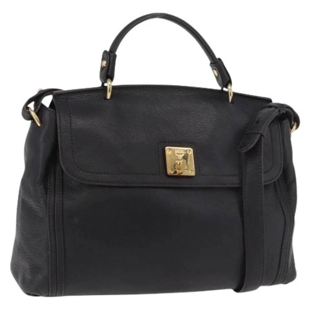 MCM Pre-owned Pre-owned Hand Bag - Vintage - Dame - Sort - ONE SIZE - Uld