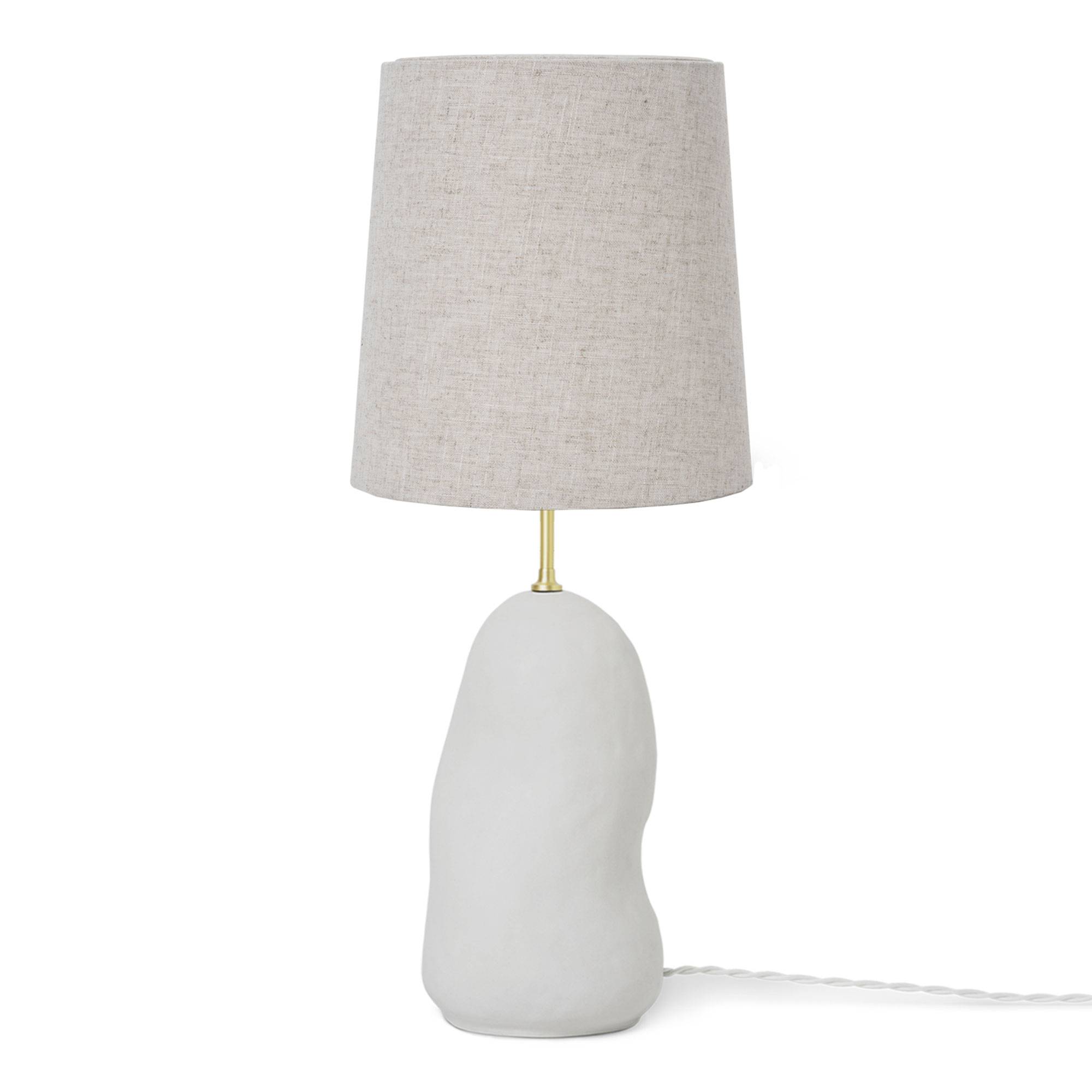 Ferm Living - Hebe Lamp Medium Off-White/Eclipse Natural Medium - Bordlamper - Hvid