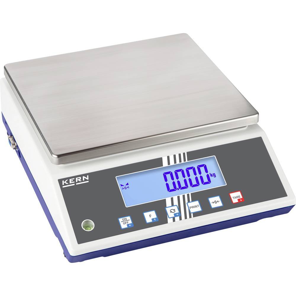 Kern FCB 30K1 Väskvåg FCB 30K1 Vägningsområde 30 kg Läsbarhet 1 g via nätadapter Silver