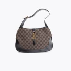 GUCCI Jackie Shoulder Bag - Brown