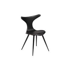 DOLPHIN Stol PU Svart