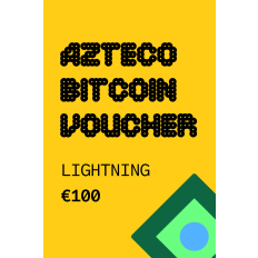 Azteco Bitcoin Lightning Voucher €100 EUR Gift Card - Digital Code