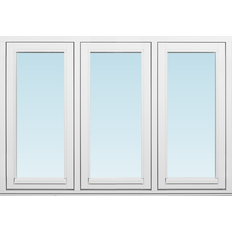 Svenska Fönster SF sidohängt fönster utåtgående 1280x880mm  3-luft, insida trä utsida trä, 2-glas  (13x9)