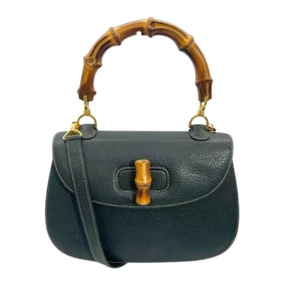 Gucci Vintage Pre-owned Vintage Håndtaske - Vintage - Dame - Grøn - ONE SIZE - Uld