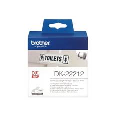 Brother DK-22212 - Permanenter Klebstoff - weiß - Rolle (6,2 cm x 15,2 m)