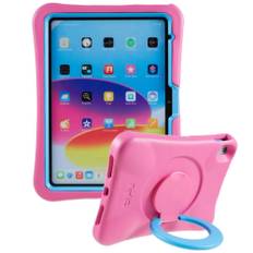 iPad 11 A16 (2025) / iPad 10.9 (2022) - PEPKOO shockproof børnevenligt cover - Rosa/blå