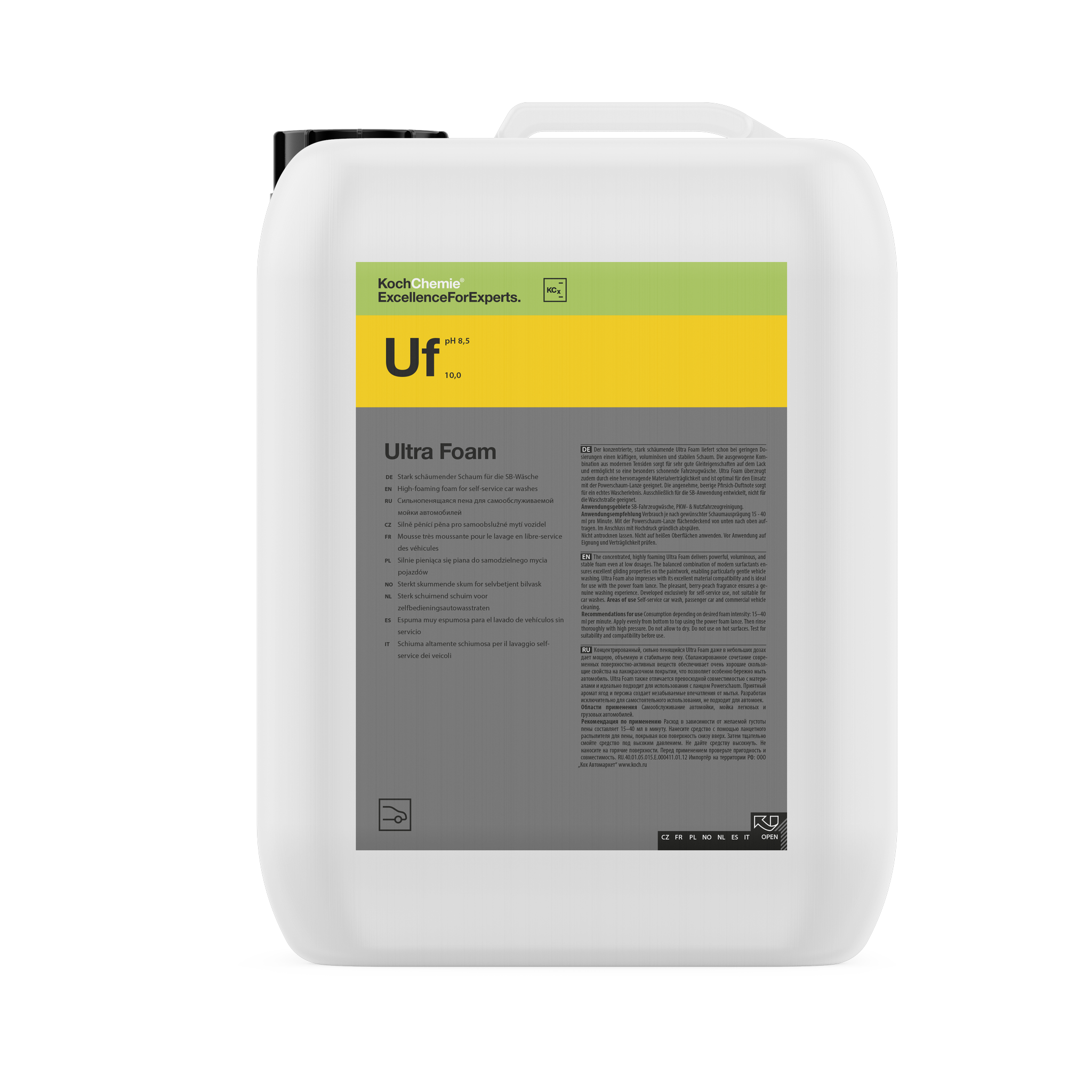 Ultra Foam "Uf" Snow Foam / Stark schäumender Schaum für die SB-Wäsche - 20 Liter