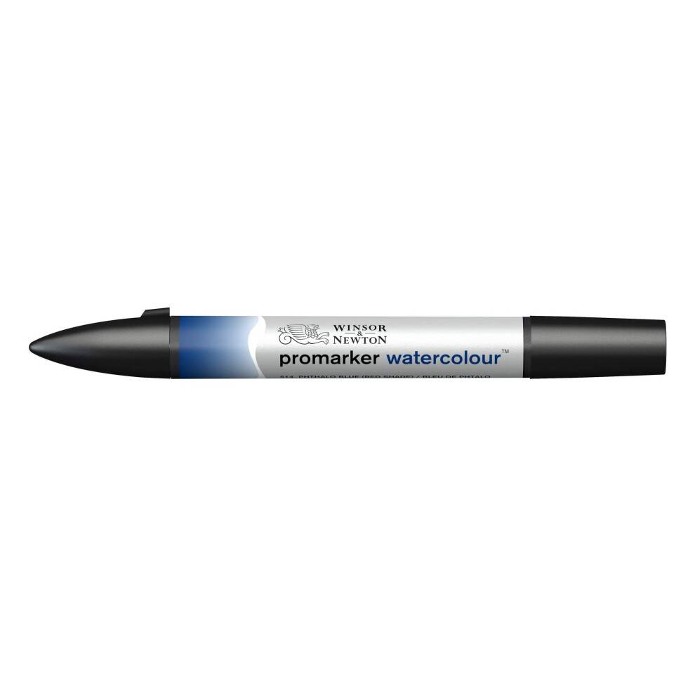 Winsor & Newton Promarker Watercolor Marker Phthalo Blue (Red Shade)