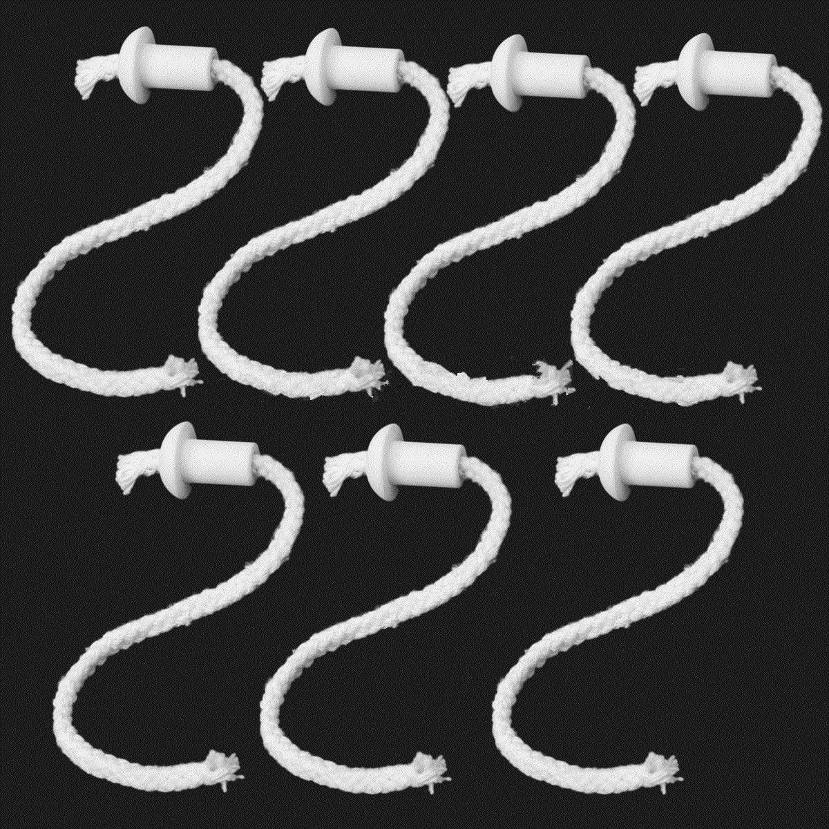 7 St Glasfiber Lampa Veke Keramisk Hållare