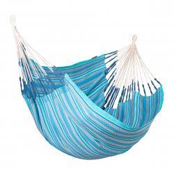 LA SIESTA Cumbia Organic Azure hængestol king size i økologisk bomuld