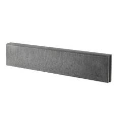 IBF Havekantsten med rund overkant 6 x 20 x 100 cm i grå