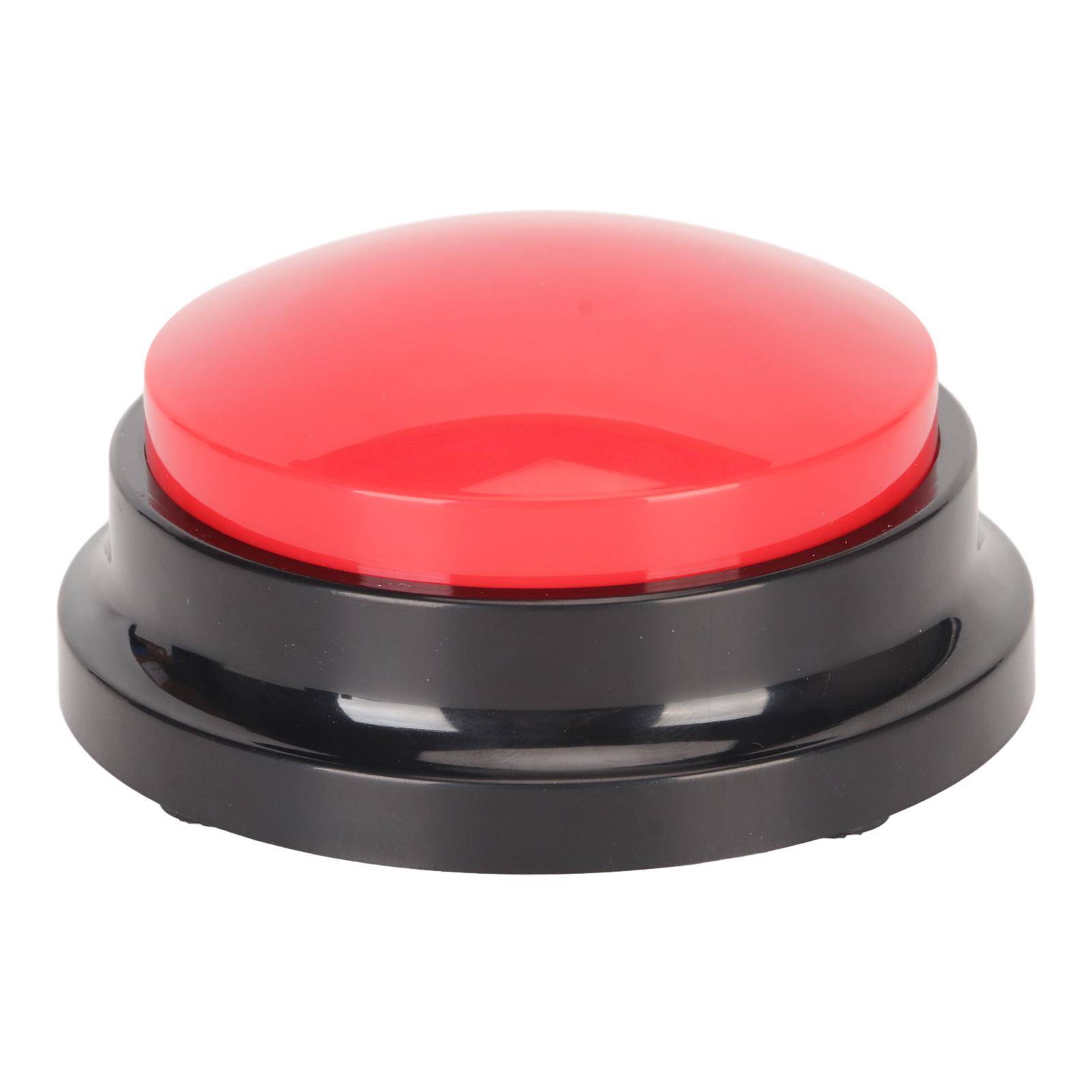 Dog Communication Buttons Educational Recordable Dog Talking Button Pet Training Buzzer for 30 röd