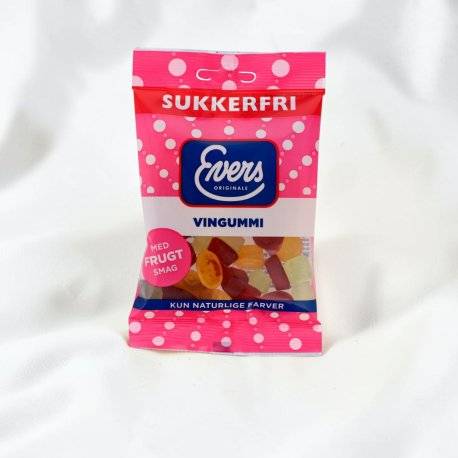 Evers Vingummi 70 gr Sukkerfri