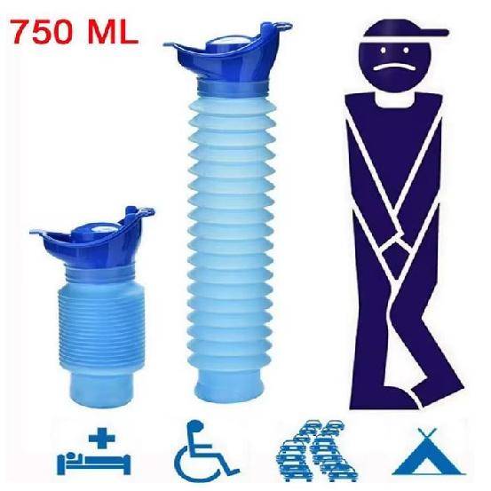 1 set Urinal Bil Urinal hink Utomhus Stående Urin Nödresor Bärbar Återanvändbar Krympbar Camping Toalett Urinläcka