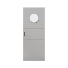 Innerdörr Ingarö Grunda Design 7 X 20, Frostat Glas, Grå