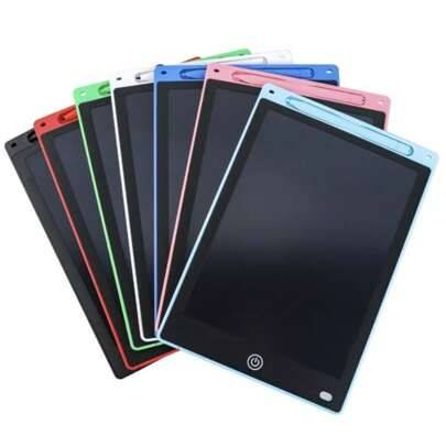 1 st/5 st 8,5 tum LCD-skrivplatta för barn, färgglad doodle-tavla, raderbar elektronisk ritplatta med stylus, bärbar återanvändbar skrivtavla med skär - Multifärgad (Multi-size)