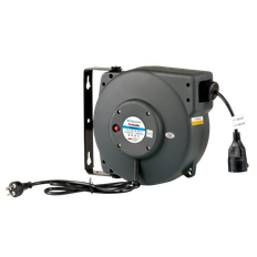Flowconcept Automatisk Kabelopruller IP42 i grå - 15M