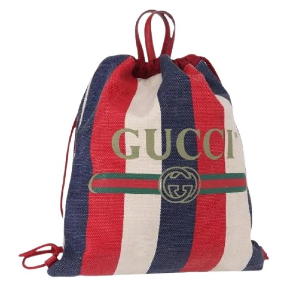 Gucci Vintage - Pre-owned Canvas Backpack Vintage - Dam - ONE Size -