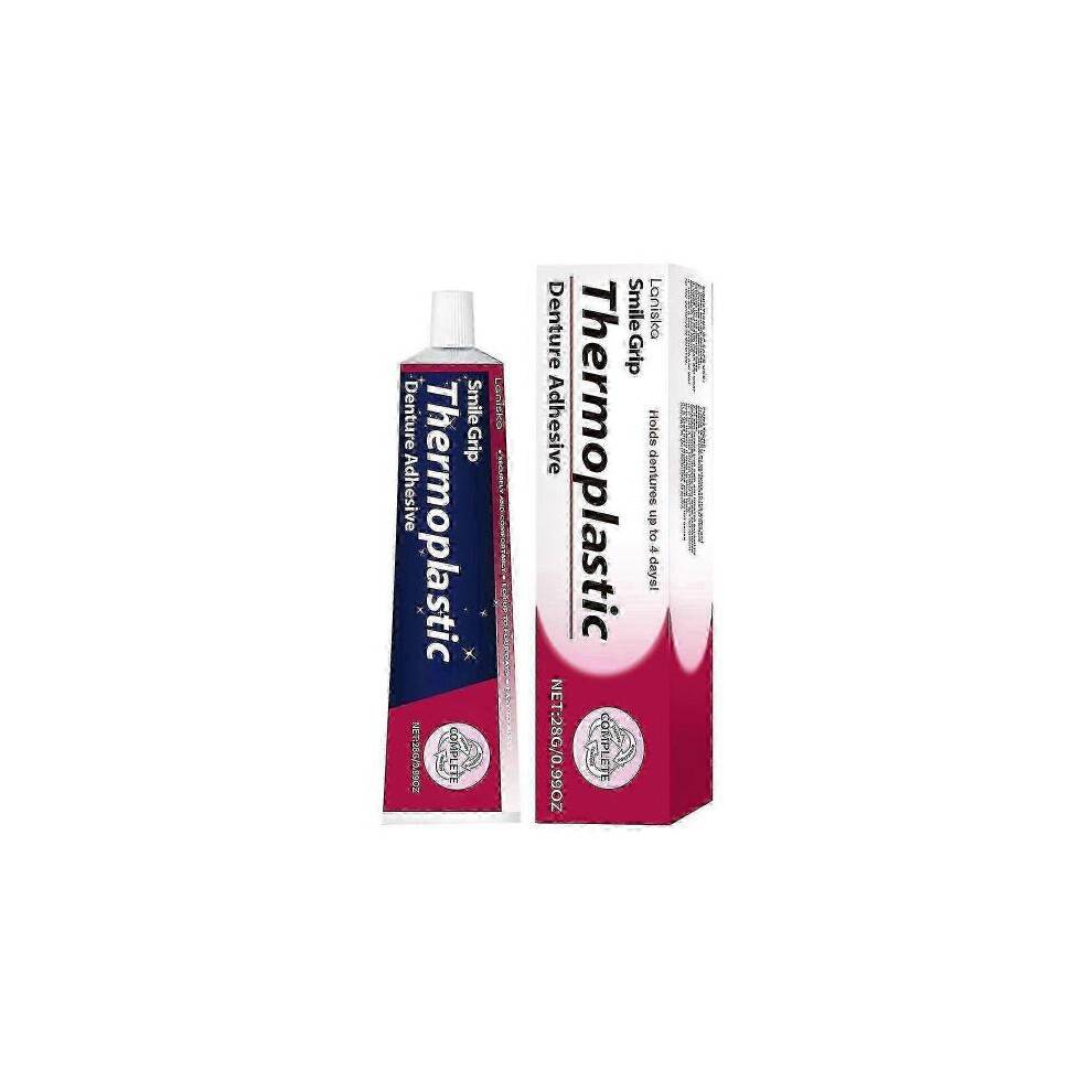 (1pc) Thermoplastic Denture Adhesive, Refits and Tightens Loose Upper and Lower Dentures and Partials, Non-Glue Adhesive