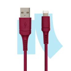 USB-A till Lightning 2.5 m Röd