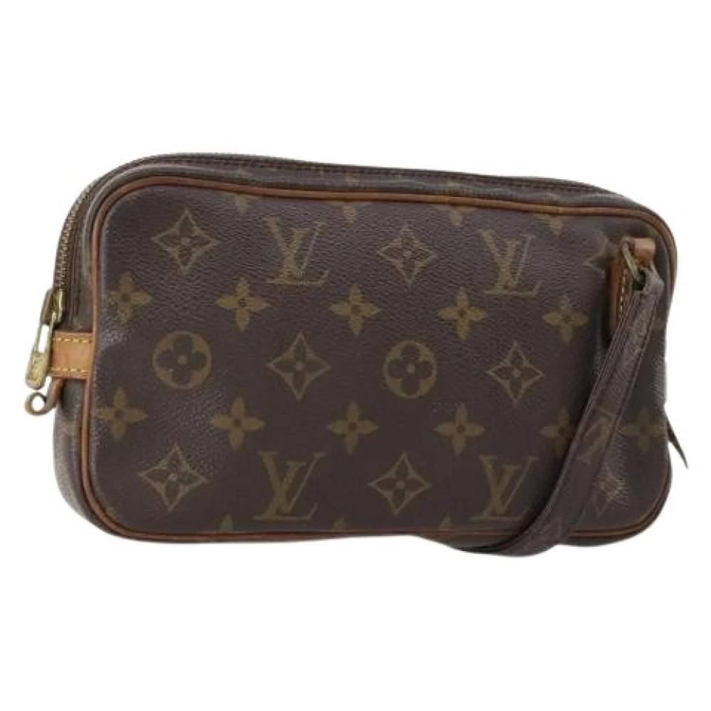 Louis Vuitton Vintage Pre-owned Vintage Monogram Skuldertaske - Vintage - Dame - Brun - ONE SIZE - Uld