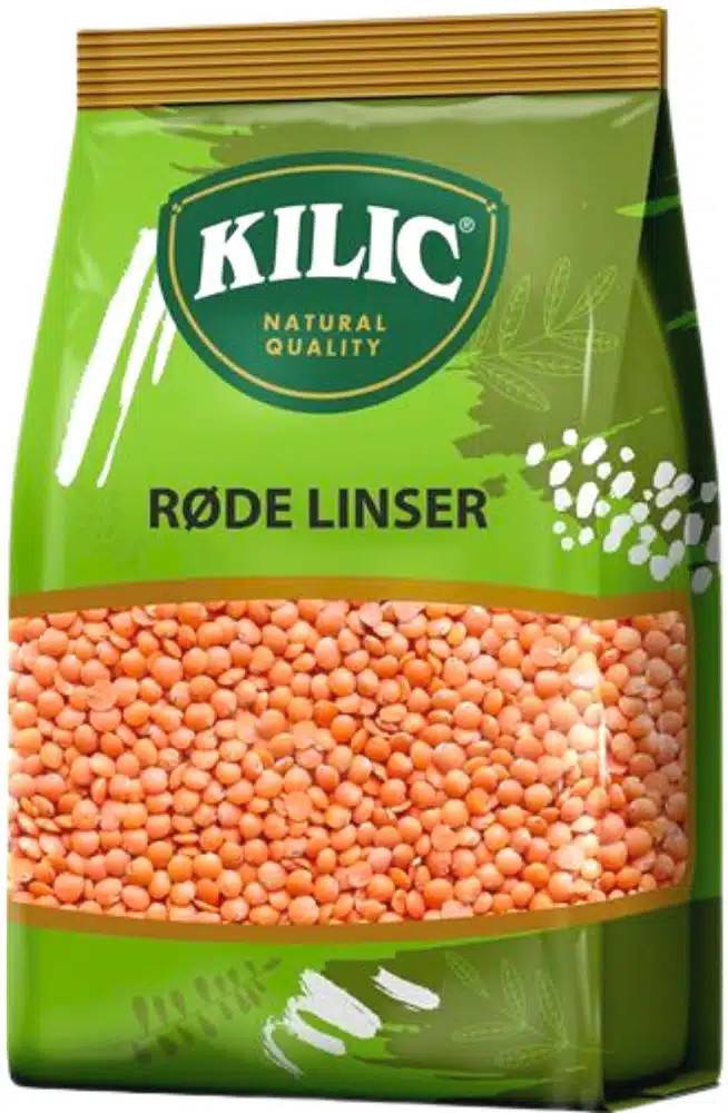 Kilic/Unifood Røde Linser splittet