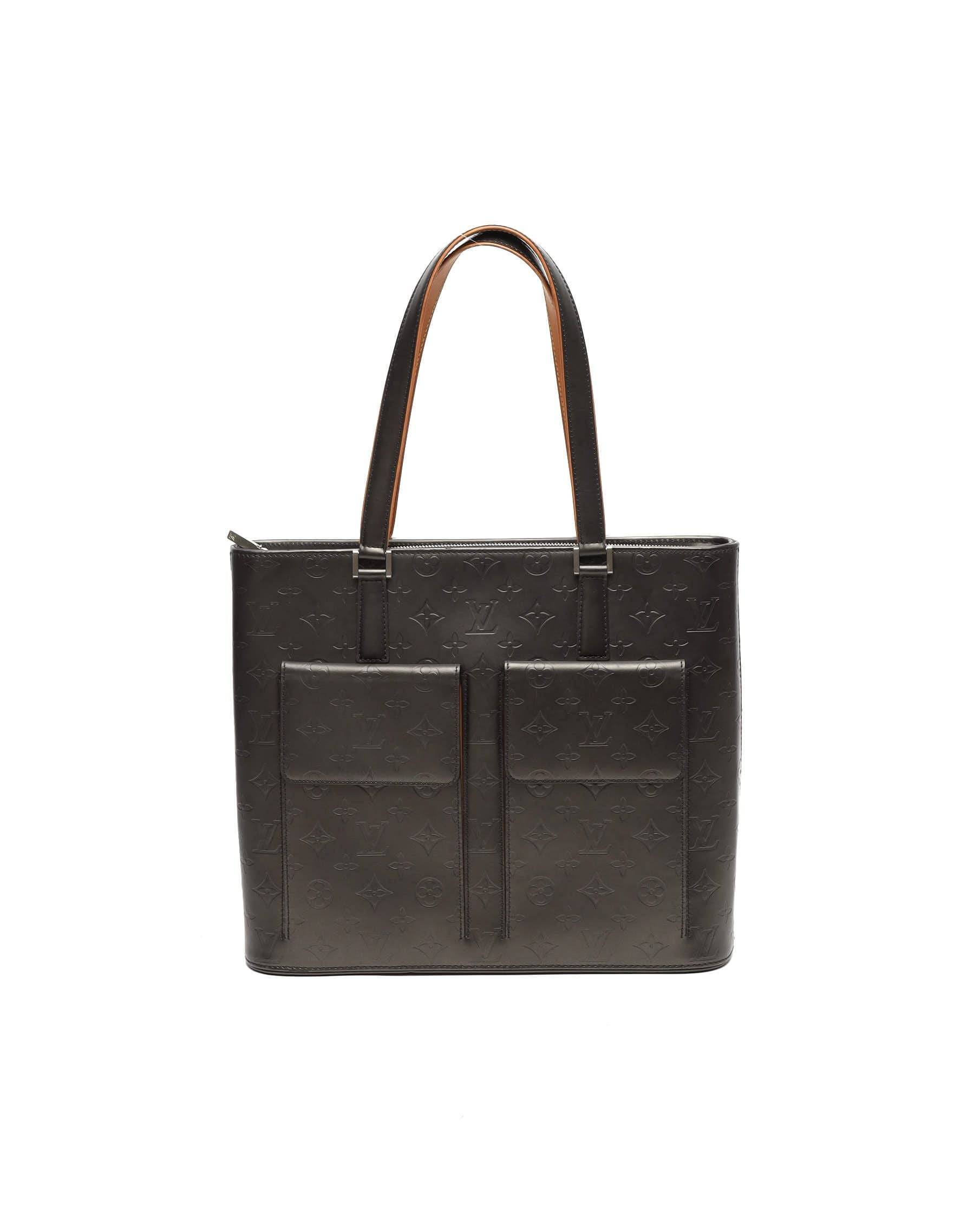Louis Vuitton Vernis Mat Wilwood Tote - Black - One Size
