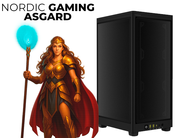 Nordic Gaming Asgard Freja V1 Gaming PC | i5 16GB RTX 5050 1TB --> I lager, forväntat leveransdatum hos dig 26-02-2026