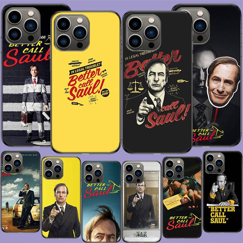 Better Call Saul Phone Case For Apple Iphone 16E 16 17 Pro Max Air 15 Pro 14 Plus 12 13 Mini Cover Cute Fundas Silicone