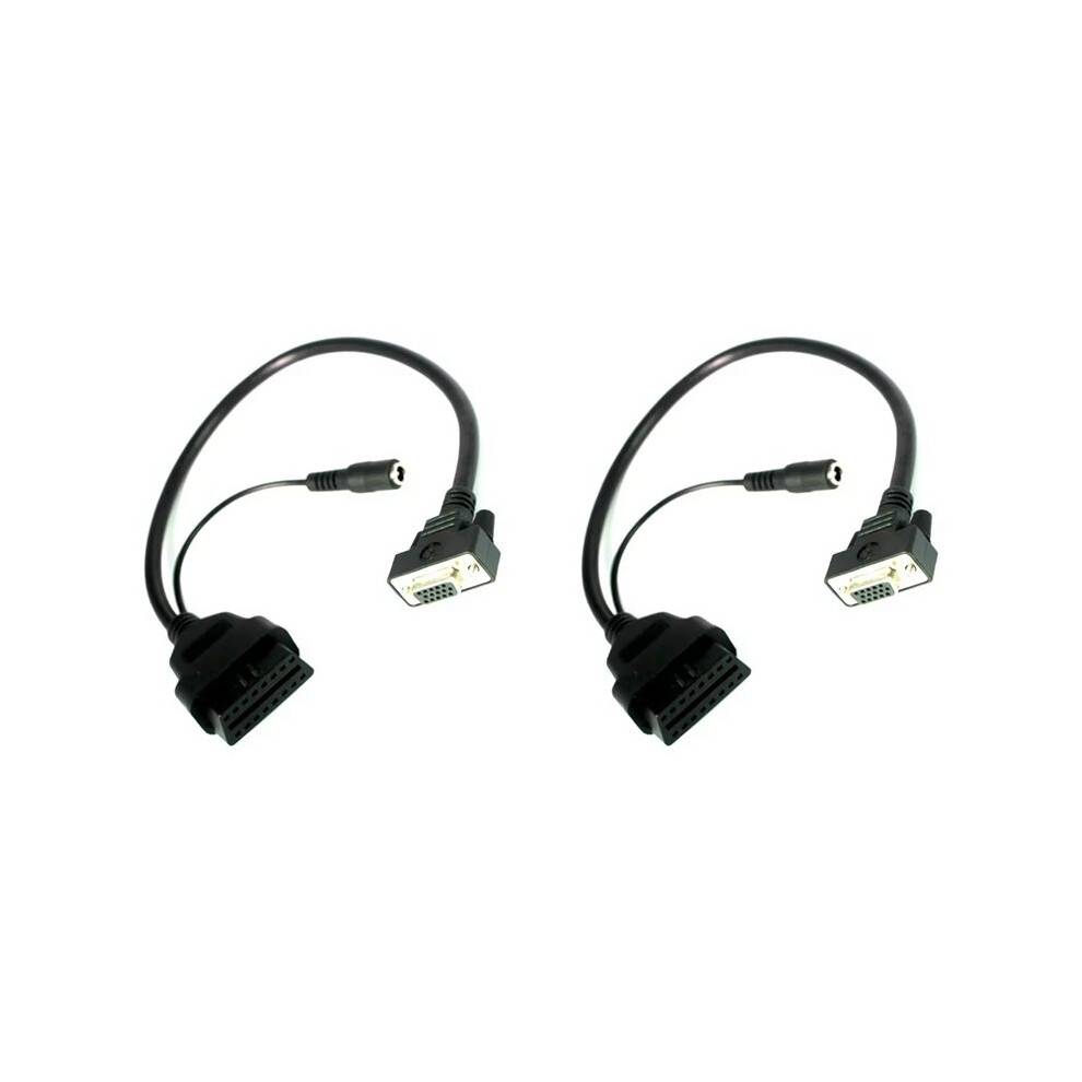 2X OBD2 15PIN to 16pin for Launch X431 OBD Cable Adapter Conversion Auto Diag Main Cable Car Tools 15 PIN 16-Pin