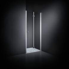 Dansani Match duschdörr, modell B, nisch, 71,5 cm, klart glas, satin profil