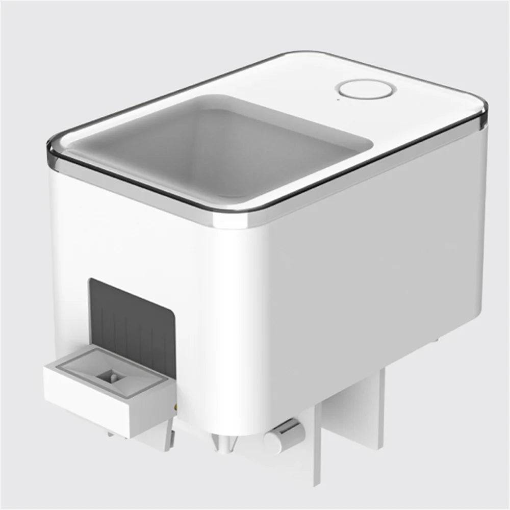 Smart WiFi App-Controlled Automatic Fish Tank Feeder with Timer - WiFi fish feeder / L (L)
