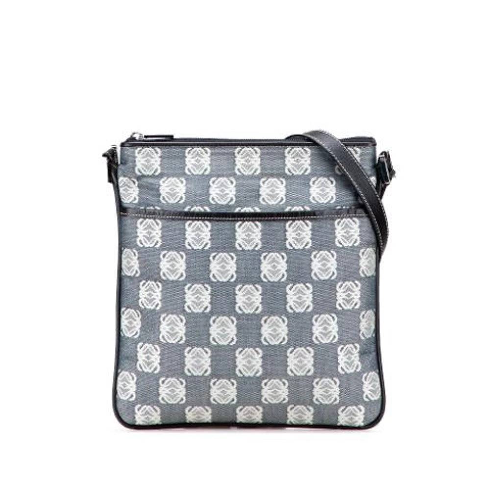Loewe Pre-owned - Pre-owned Canvas Crossbody Bag Vintage - Dam - ONE Size - Läder