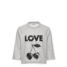 ZADIG & VOLTAIRE Gea Pmo Concert Cherry Love |Grå |M