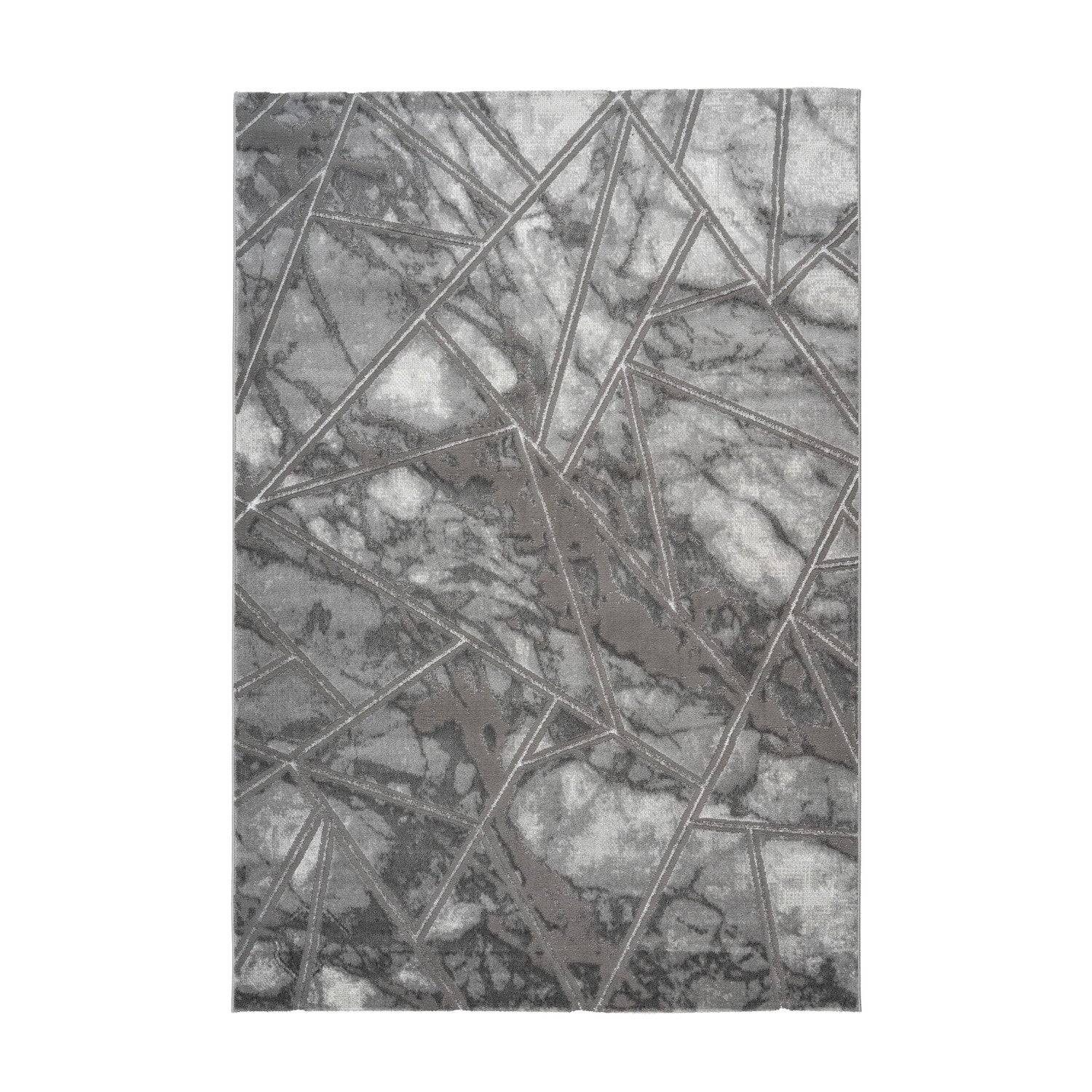 Mineral 225 Tæppe Kort Luv Til Indendørs Brug - Rektangulær / 120 x 170 cm / Sølv
