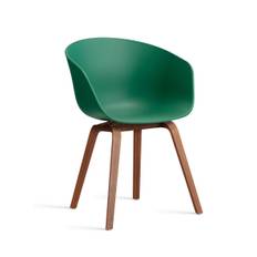 About a Chair AAC 22 fra Hay (Teal Green, Lakeret valnød)
