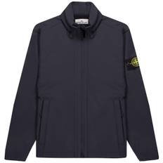 Stone Island Soft Shell-R_E.Dye Technology Jacket Recycled Polyester Navy