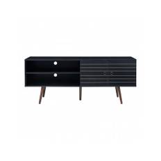 VARI Tvbord i træ og møbelplade H65,5 x B160 x D40 cm - Brun/Grå