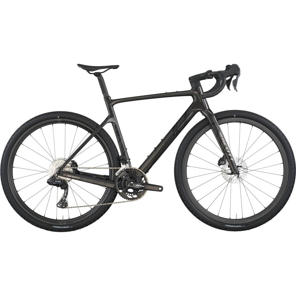 Gravelbike Scott Addict Gravel 15 Carbon Black XL - Svart ( )