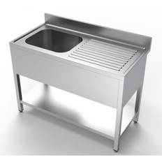 Stålbord med vask - 50 kg